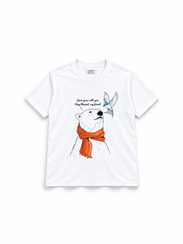 Polar Bear & Bird Friendship