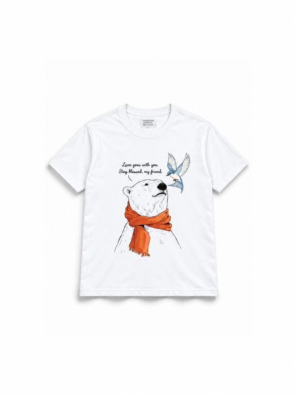 Polar Bear & Bird Friendship